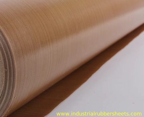 High Temperature Resistant PTFE Coated Fiberglass Fabric with 17 Oz/sqy Unit Weight and Woven Black Structure
