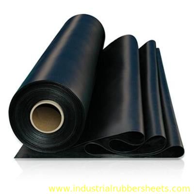 Aging Resistance CSM / EPDM Rubber Sheet Roll Industrial Rubber Sheet For Seal , Gasket