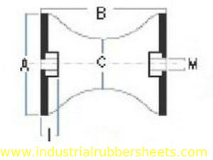 Industrial Grade Black TC-FF Rubber Shock Mounts For Health Care Equipment
