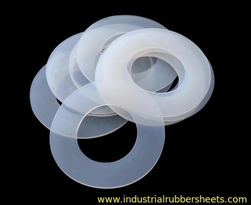 Dark Red Silicone Rubber Washer with Good Aging Resistance and High Temperature Resistance Made from 100% Virgin Silicone