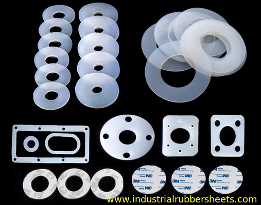 Food Grade Silicone Rubber Washers 40-80 Shore A Hardness