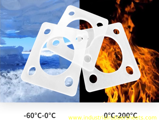 Custom Silicone Rubber Washer 1mm Thickness Food Grade FDA Compliant