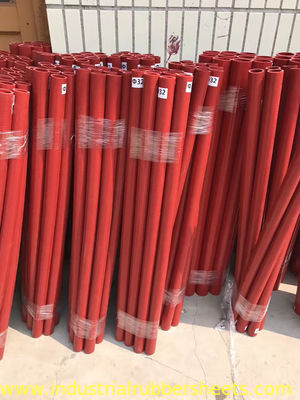 100% Virgin Silicone Tube Extrusion High Temperature Resistant Polyester Braid Reinforced Hose for Corona Roller