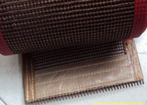 তাপ প্রতিরোধের খাদ্য গ্রেড PTFE জাল 10 এক্স 10mm, Teflon মেষ কনভেয়র বেল্ট