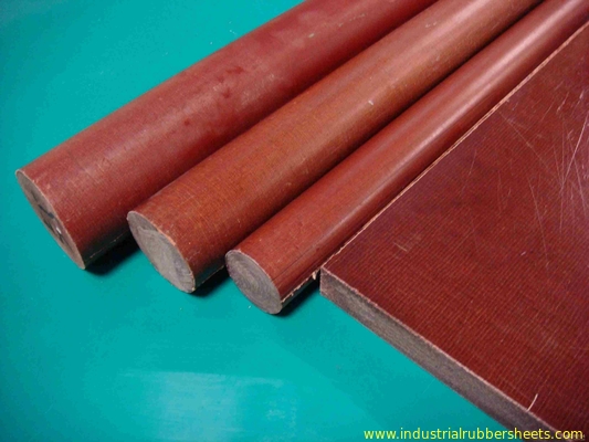 বাকেলাইট ইনসুলেশন তুলা রড / ব্রাউন ফেনোলিক রড 1.25-1.40 গ্রাম / সিএম 3 ঘনত্ব