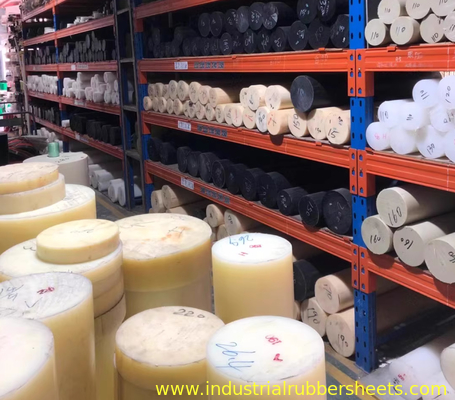 50 KJ/M2 Impact Strength Nylon Plastic Rod with 80°C Heat Deflection Temperature and 2.5%-2.8% Moulding Shrinkage for Industrial Applications