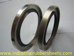 এয়ার কমপ্রেসারে কম ঘর্ষণ এবং উচ্চ তাপমাত্রা প্রতিরোধের জন্য স্টেইনলেস স্টিল 304 + PTFE কার্বন সহ PTFE SS তেল সীল এবং PTFE প্যাকিং