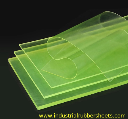 রঙিন Polyurethane শীট / মসৃণ PU শীট 35-155KN / এম গুড মেশিন