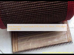 তাপ প্রতিরোধের খাদ্য গ্রেড PTFE জাল 10 x 10mm, PTFE মেশ পরিবাহক বেল্ট