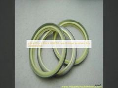 সাদা পিইউ বা কালো এনবিআর সিলিকন রাবার ওয়াশারের আকার কাস্টমাইজড