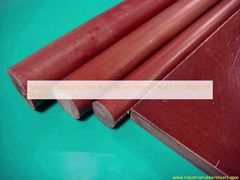 বাকেলাইট ইনস্যুলেশন কটন রড / ব্রাউন ফেনোলিক রড 1.25-1.40g/Cm3 ঘনত্ব