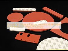 বদ্ধ সেল সিলিকন রাবার ওয়াশার, ১০-৪০ শোর এ কঠোরতা, ০.৫-১.০ গ্রাম/সেমি³ ঘনত্ব