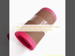 নিরাপদ এবং টেকসই মাইক্রোওয়েভিং সমাধানের জন্য উচ্চ প্রসার্য শক্তি সম্পন্ন টেফলন জাল