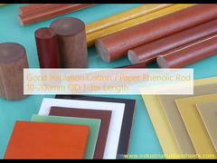 ভাল বিচ্ছিন্নতা তুলা / কাগজ ফেনোলিক রড 10-200mm ওডি 1-3m দৈর্ঘ্য