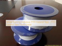 সাদা সমর্থন আঠালো PTFE প্রসারিত টেপ, PTFE প্রসারিত টেপ খাদ্য গ্রেড