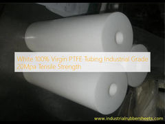 সাদা 100% ভার্জিন PTFE টিউবিং শিল্প গ্রেড 20Mpa প্রসার্য শক্তি