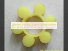 স্ট্যান্ডার্ড সাইজের এমটি কাপলিং, কঠোরতা ৯০ - ৯৮ শোর এ, হলুদ রঙ