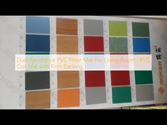 বসার ঘরের জন্য ডাস্ট-প্রতিরোধী পিভিসি ফ্লোর ম্যাট, দৃঢ় ব্যাকযুক্ত পিভিসি কয়েল ম্যাট