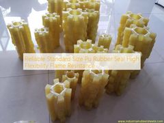 নির্ভরযোগ্য স্ট্যান্ডার্ড সাইজ পিইউ রাবার সিল উচ্চ নমনীয়তা শিখা প্রতিরোধের