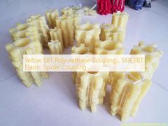 হলুদ এসবিটি পলিউরেথেন কাপলিং, এসবিআর এসবিটি ইলাস্টিক স্পাইডার কাপলিং
