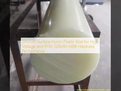 উচ্চ ভোল্টেজ এবং R110-120M91-M88 কঠোরতা কর্মক্ষমতা জন্য মসৃণ পৃষ্ঠ নাইলন প্লাস্টিক রড