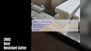 PTFE কর্তনকারী প্যাড 260C তাপ প্রতিরোধী কাস্টম