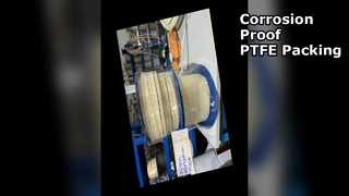 PTFE গ্রাফাইট প্যাকিং সুপিরিয়র জারা প্রতিরোধের