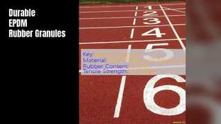 EPDM রাবার কণিকা UV প্রতিরোধী উচ্চ ঘনত্ব