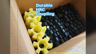 কালো HRC কাপলিং 8Mpa 70-90A ইন্ডাস্ট্রিয়াল শ্যাফট কাপলিং