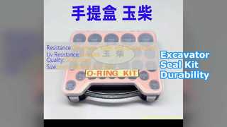 খননকারী ও-রিং সীল কিট চাপ তাপমাত্রা প্রতিরোধী