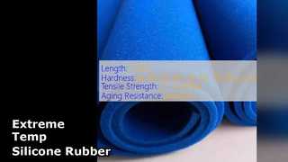 সিলিকন রাবার শীট রোল চরম তাপমাত্রা