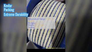 চরম স্থায়িত্ব জন্য Kevlar গ্রন্থি প্যাকিং
