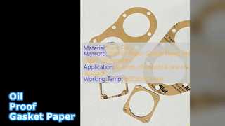 অয়েল প্রুফ ওয়াশার পেপার 180C 1মি ওয়াইড ইন্ডাস্ট্রিয়াল সিল