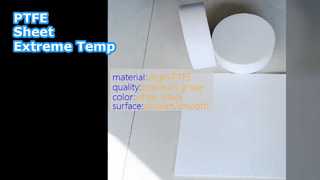 PTFE শীট 20-30Mpa সাদা কালো হাই টেম্প