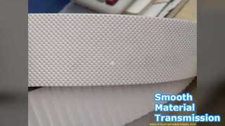 অ্যান্টি স্ট্যাটিক পিভিসি পরিবাহক বেল্ট মসৃণ উপাদান প্রবাহ