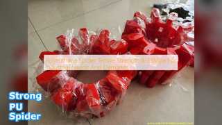 PU স্পাইডার শক্তি 8-55Mpa শিল্প রাবার