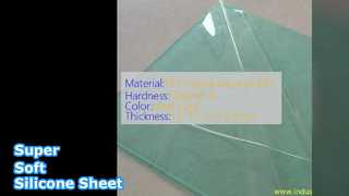 সুপার সফট সিলিকন রাবার শীট 1.2 মিমি পরিষ্কার
