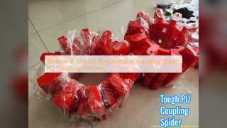 কঠোর অবস্থার জন্য লাল পিইউ কাপলিং স্পাইডার