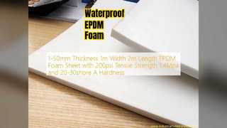 EPDM ফোম শীট জলরোধী টেকসই