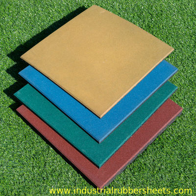 Grain Rubber Mat and Sheet with 10-50mm Thickness for Slip-resistant Shock Absorption Flooring