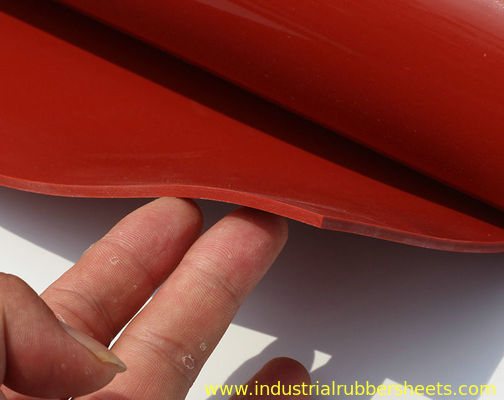 Red 3mm High Temperature Silicone Rubber Sheet with Excellent Oil Resistance