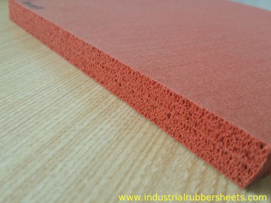 Double Impression Fabric Silicone Sponge Sheet with Heat Insulation and Aging Resistance