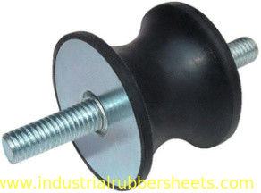 Black Industrial Grade Rubber Shock Mounts for Machinery Anti-Vibration in Standard Size