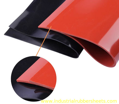 Smooth/Sand Surface Silicone Rubber Sheet with 1.25-1.50g/cm3 Density and 1.0mm-6.0mm Thickness