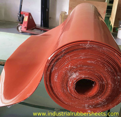 Smooth/Sand Surface Silicone Rubber Sheet with 1.25-1.50g/cm3 Density and 1.0mm-6.0mm Thickness