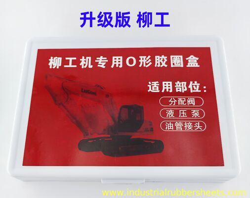 Oil Resistant Chemical Resistant High Temperature Range O Ring Kit and Hydraulic Seal Set for Excavators