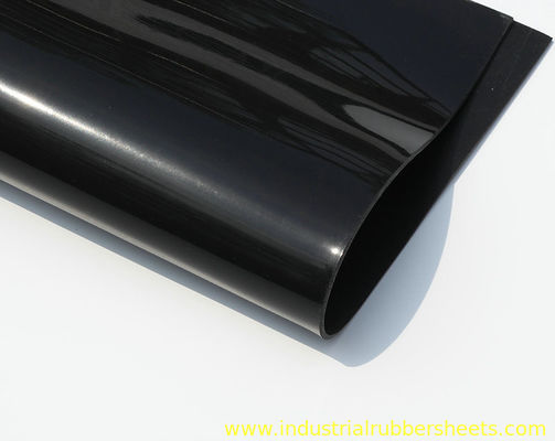 Black Color Smooth Surface Silicone Rubber Sheet with 1.2m Width and 10m Length