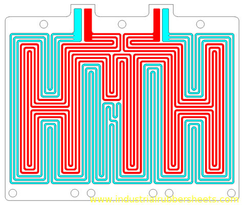 Custom Silicone Rubber Heater Pad with High Temperature Heating Capability and Uniform Heating for New Energy Automobile