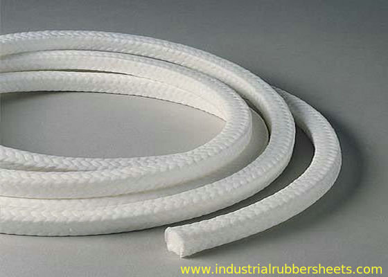 হোয়াইট লেটিস ব্রেইড PTFE প্যাকিং, তেল বা তেল ছাড়া PTFE প্যাকিং