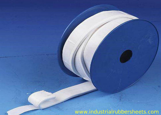 রাসায়নিক প্রতিরোধ PTFE গasket টেপ 3 মিমি এক্স 0.5m / প্রসারিত PTFE যৌথ সিল্যান্ট, হোয়াইট রঙ